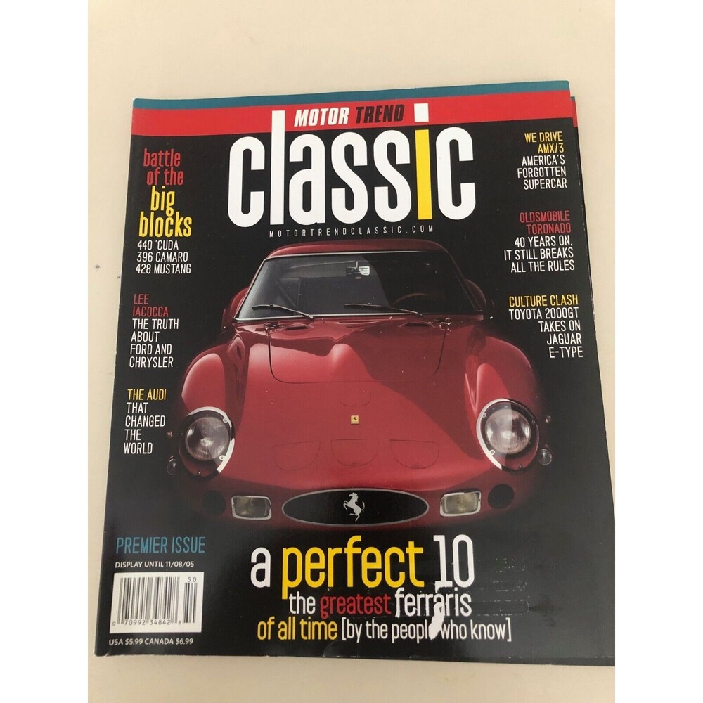 2005 Motor Trend Classic Magazine Premier Issue One